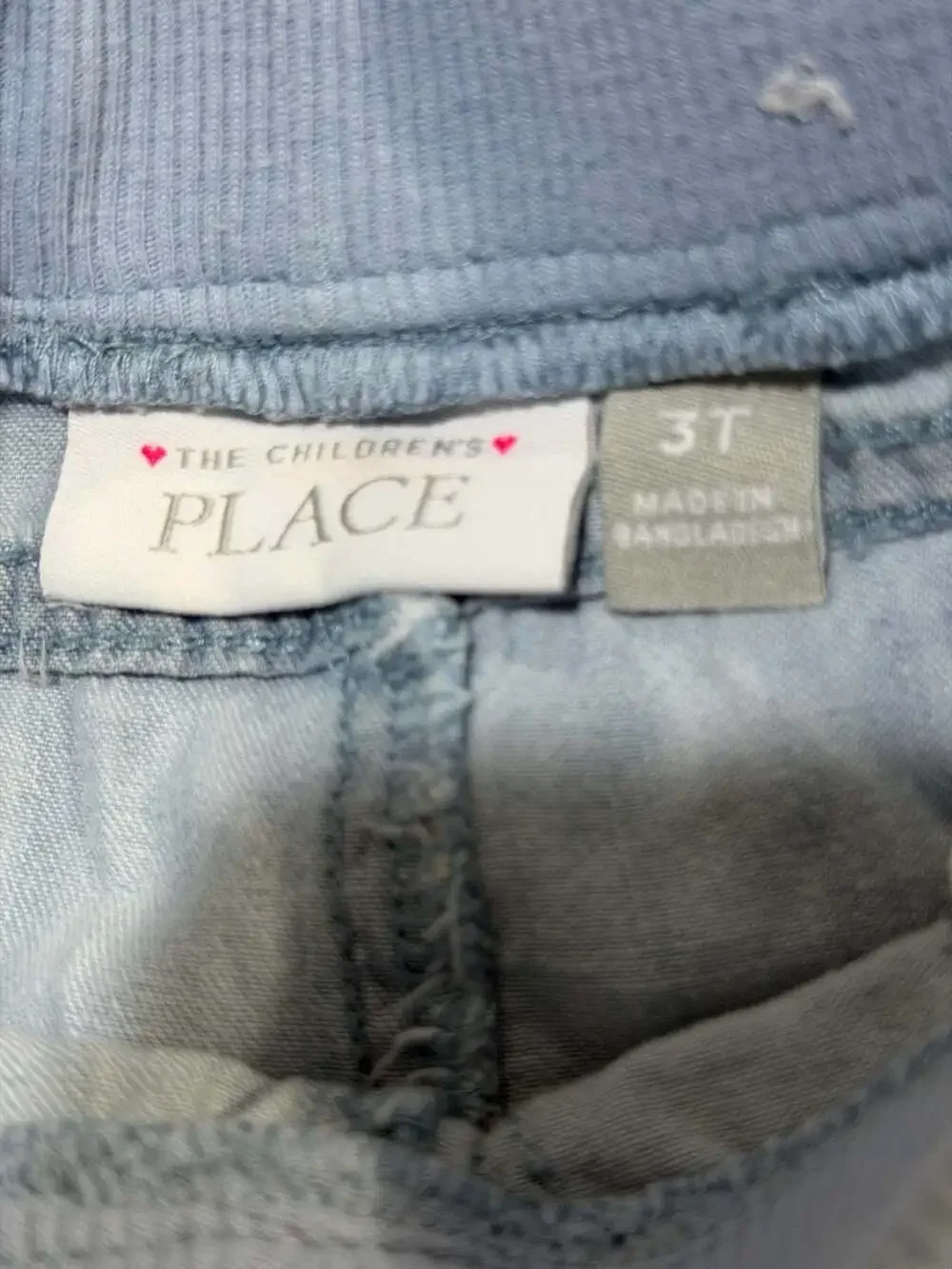 The Children's Place Toddler Girls Pull-On Chambray Shorts Size 3T Lot of 2